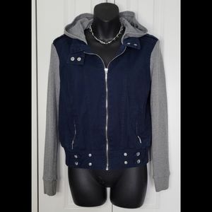 Charlotte Russe Sweatshirt Jacket Size Juniors M